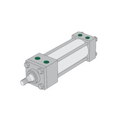 S4AK-02A1D-AAA2 NUMATICS/AVENTICS NFPA CYLINDER<BR>A SERIES 1 1/2" BORE 2" STROKE, BOTTOM TAP, MAGNET